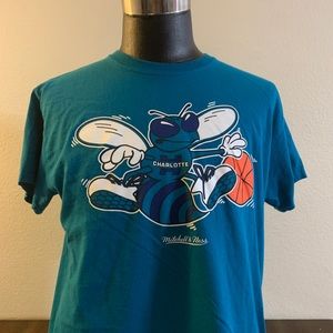 Charlotte Hornets t-shirt Mitchell & Ness